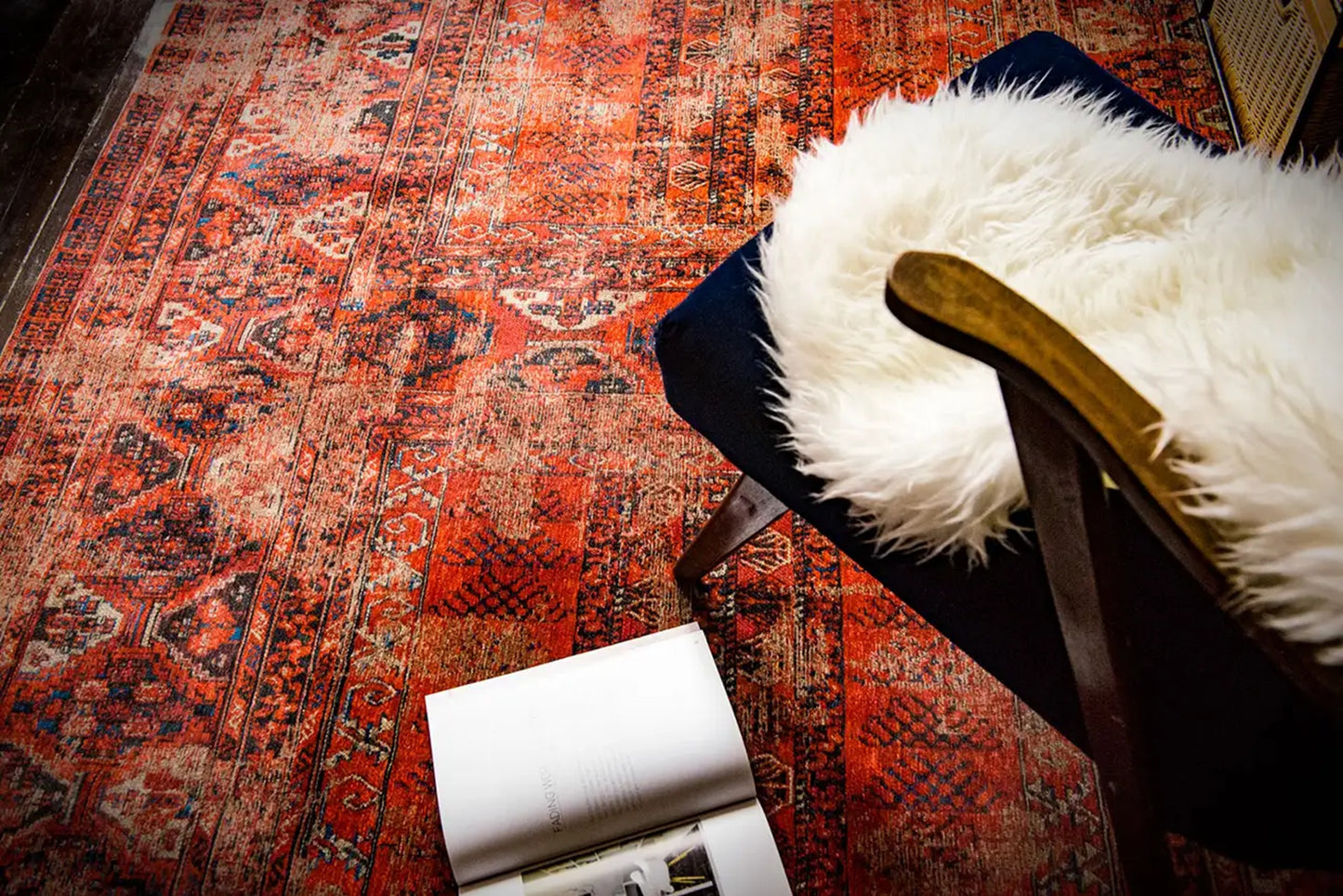 Tapis tissé plat style orient AGHA