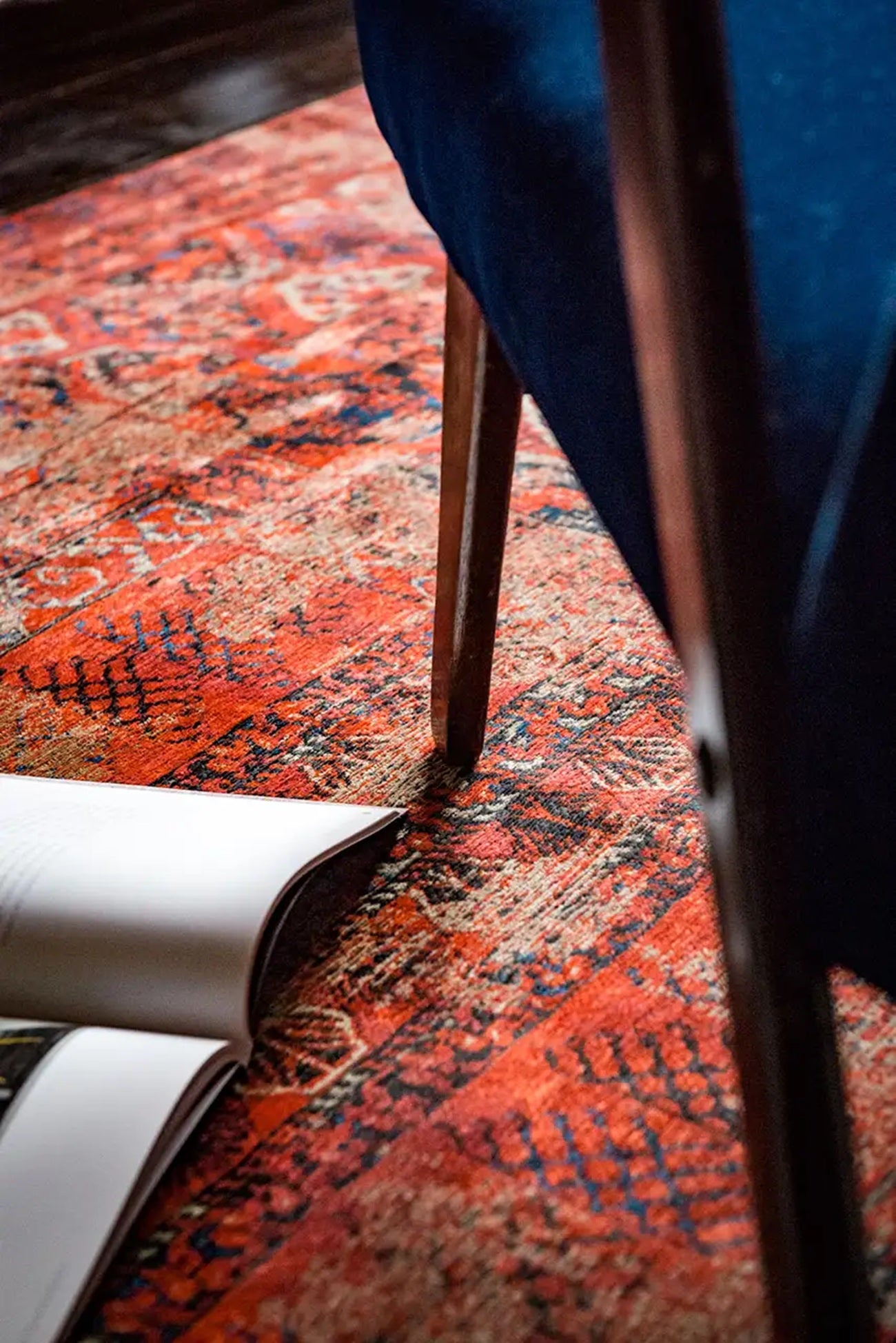 Tapis tissé plat style orient AGHA