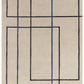 Tapis de salon moderne pure laine fait main FRAME