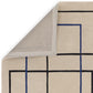 Tapis de salon moderne pure laine fait main FRAME