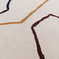 Tapis de salon moderne pure laine fait main EDGY