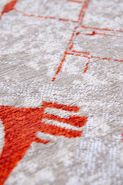 Tapis de salon moderne tissé plat CITY