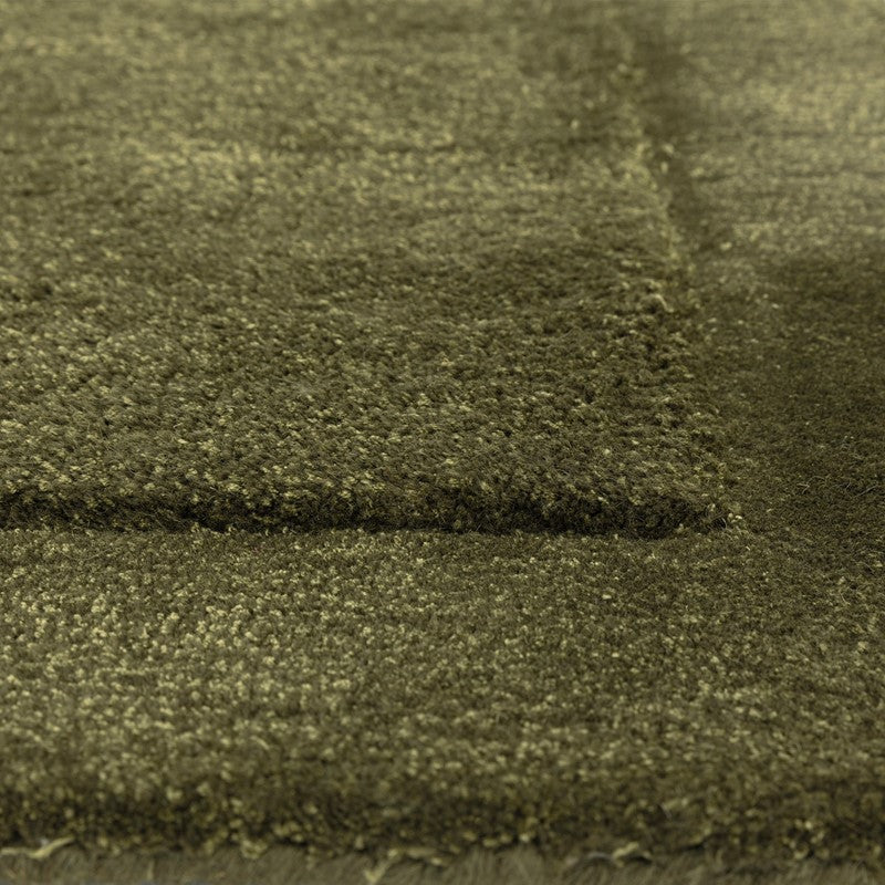 Tapis de salon moderne laine et viscose SHINE