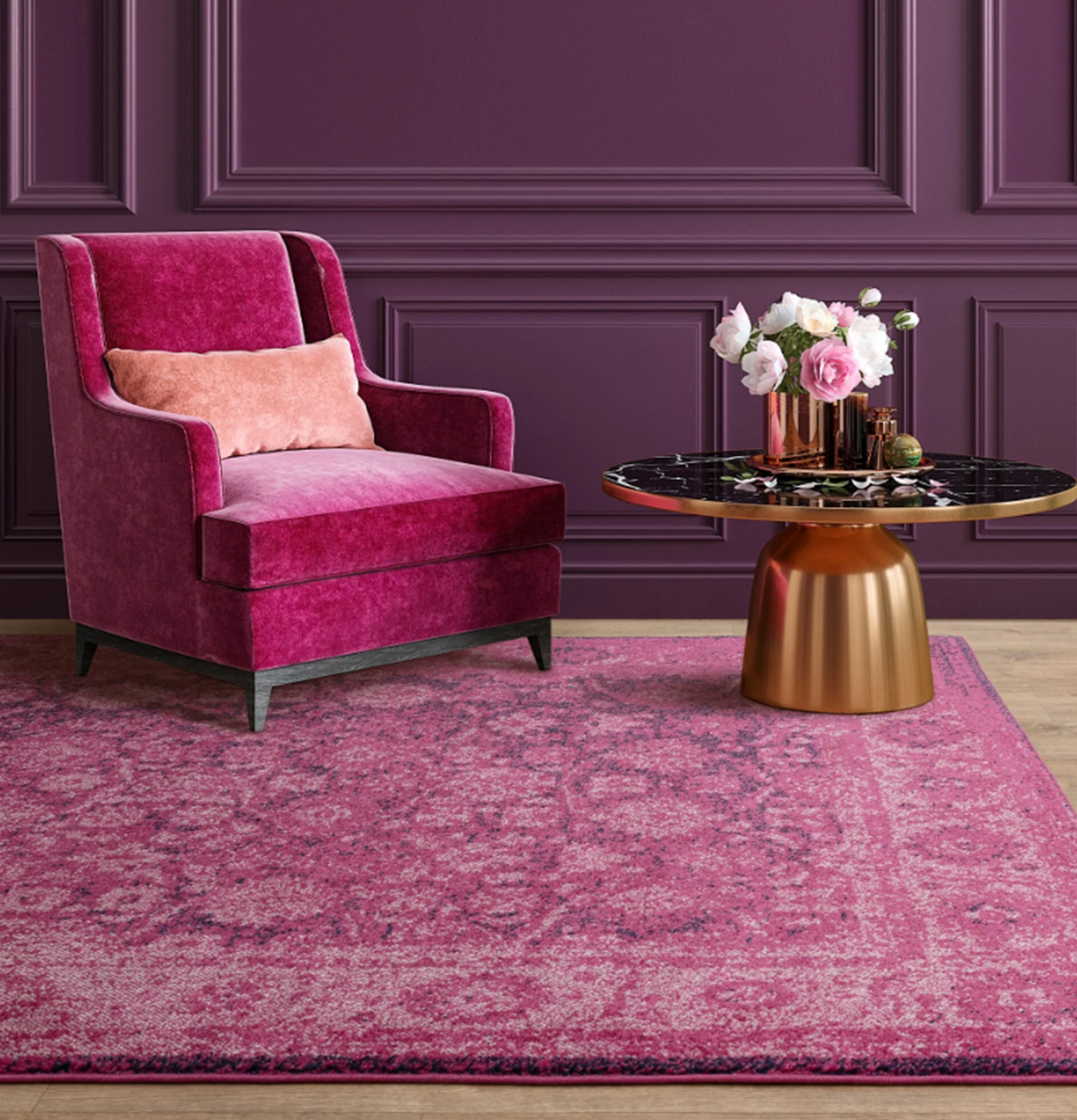 Tapis tissé plat moderne LEGACY