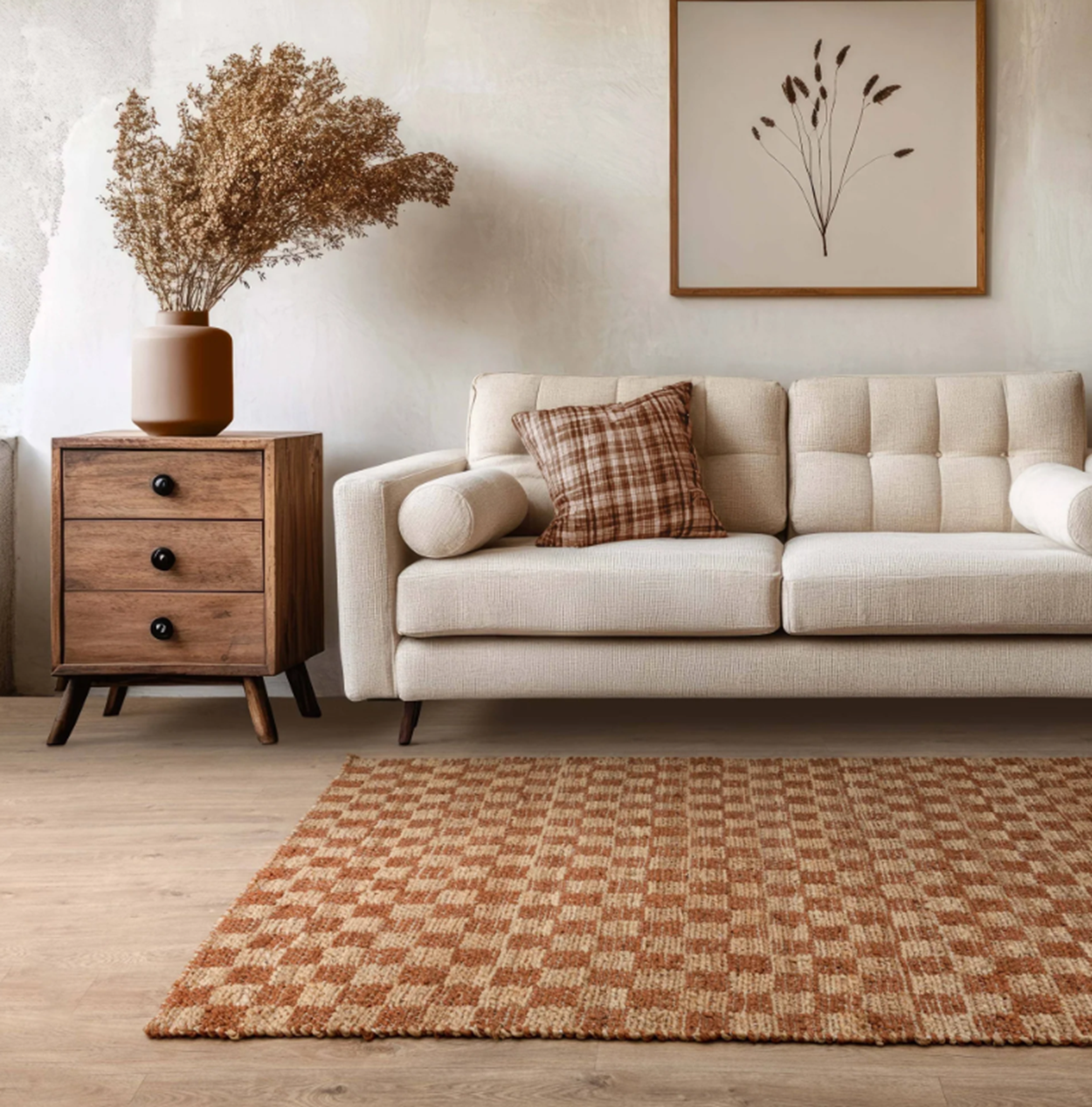 Tapis moderne en jute SCAPE