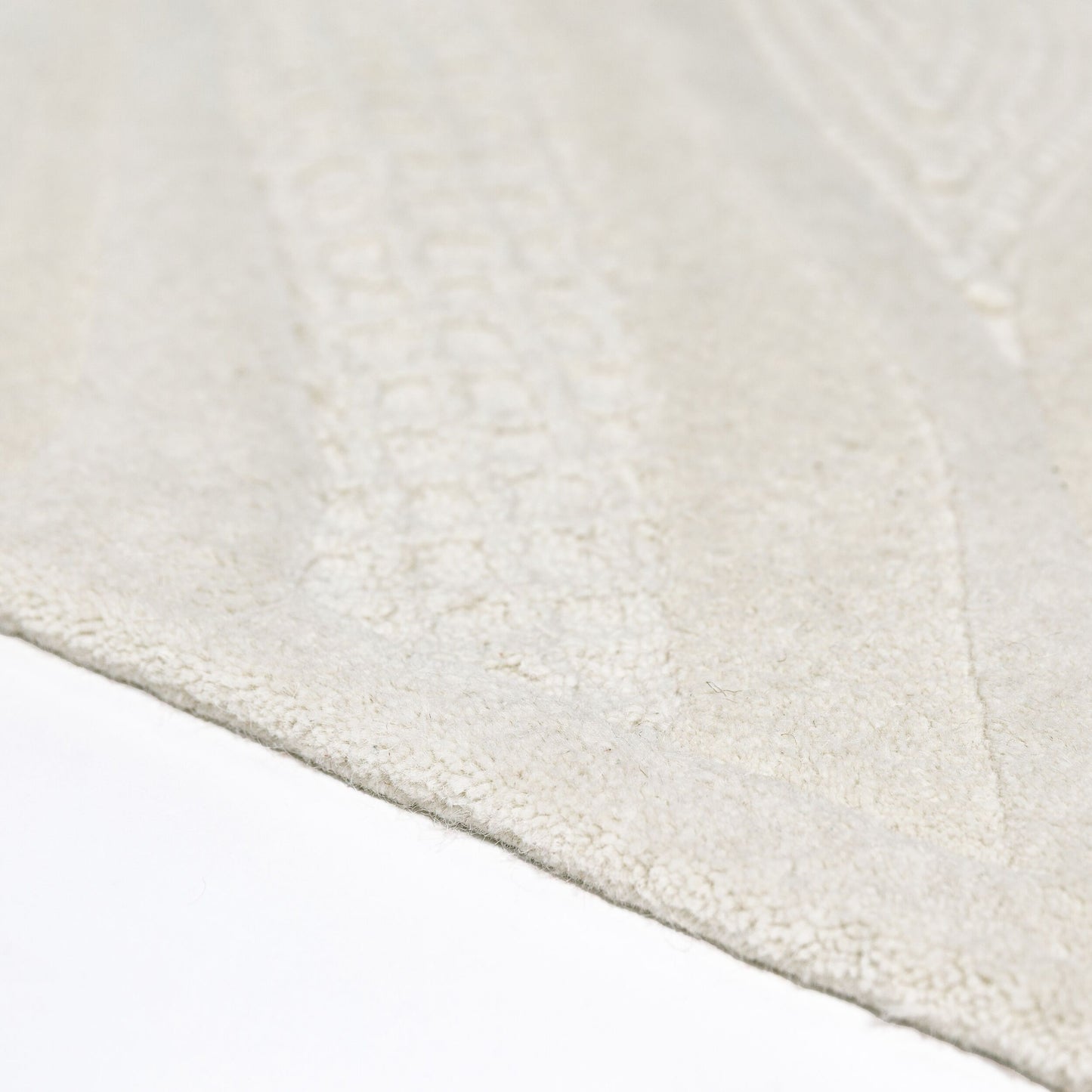 Tapis de salon, chambre et couloir en laine FINY