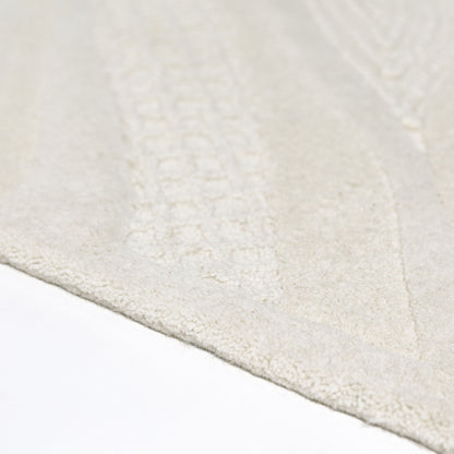 Tapis de salon, chambre et couloir en laine FINY