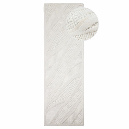 Tapis de salon, chambre et couloir en laine FINY