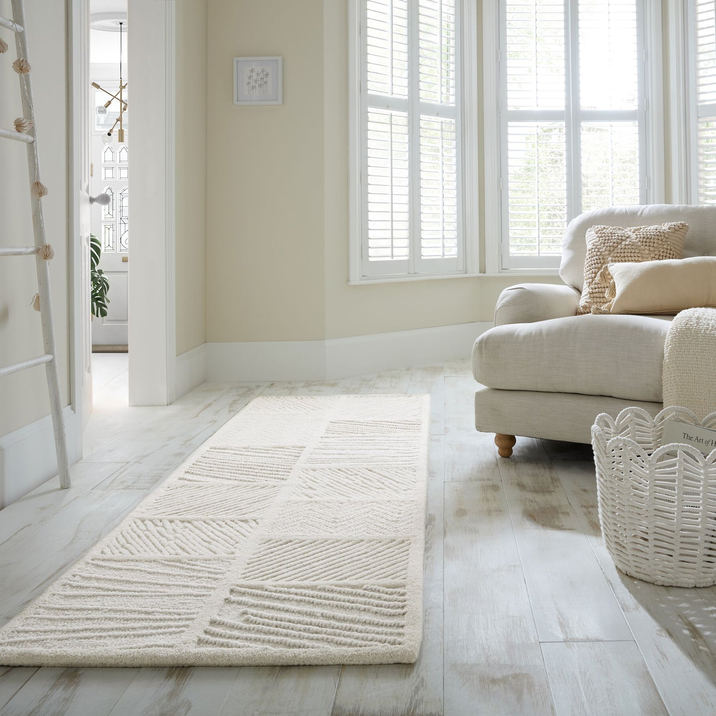 Tapis de salon, chambre et couloir en laine BLOKY