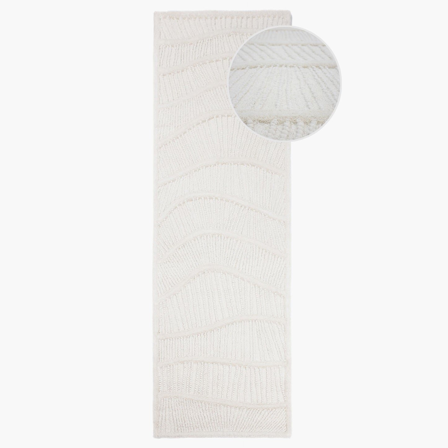 Tapis de salon, chambre et couloir en laine SWELLY