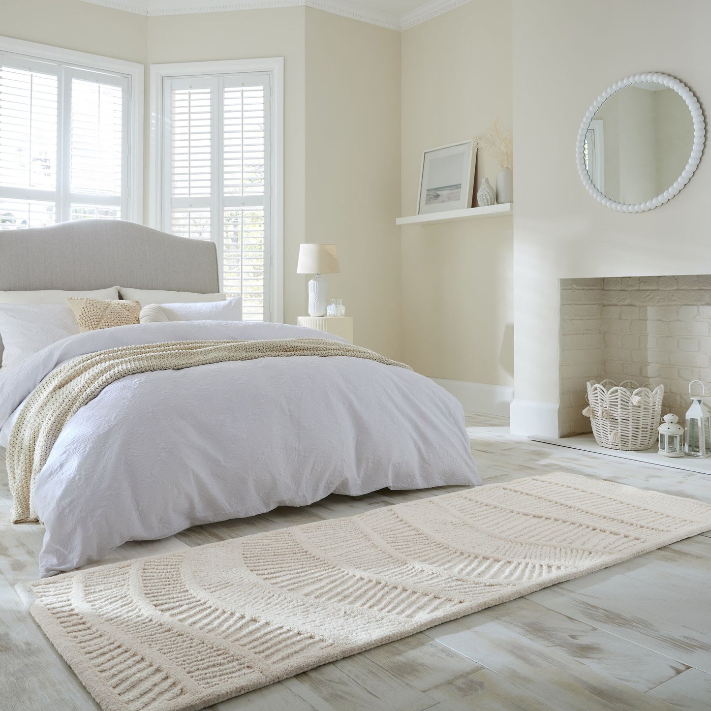 Tapis de salon, chambre et couloir en laine SWELLY