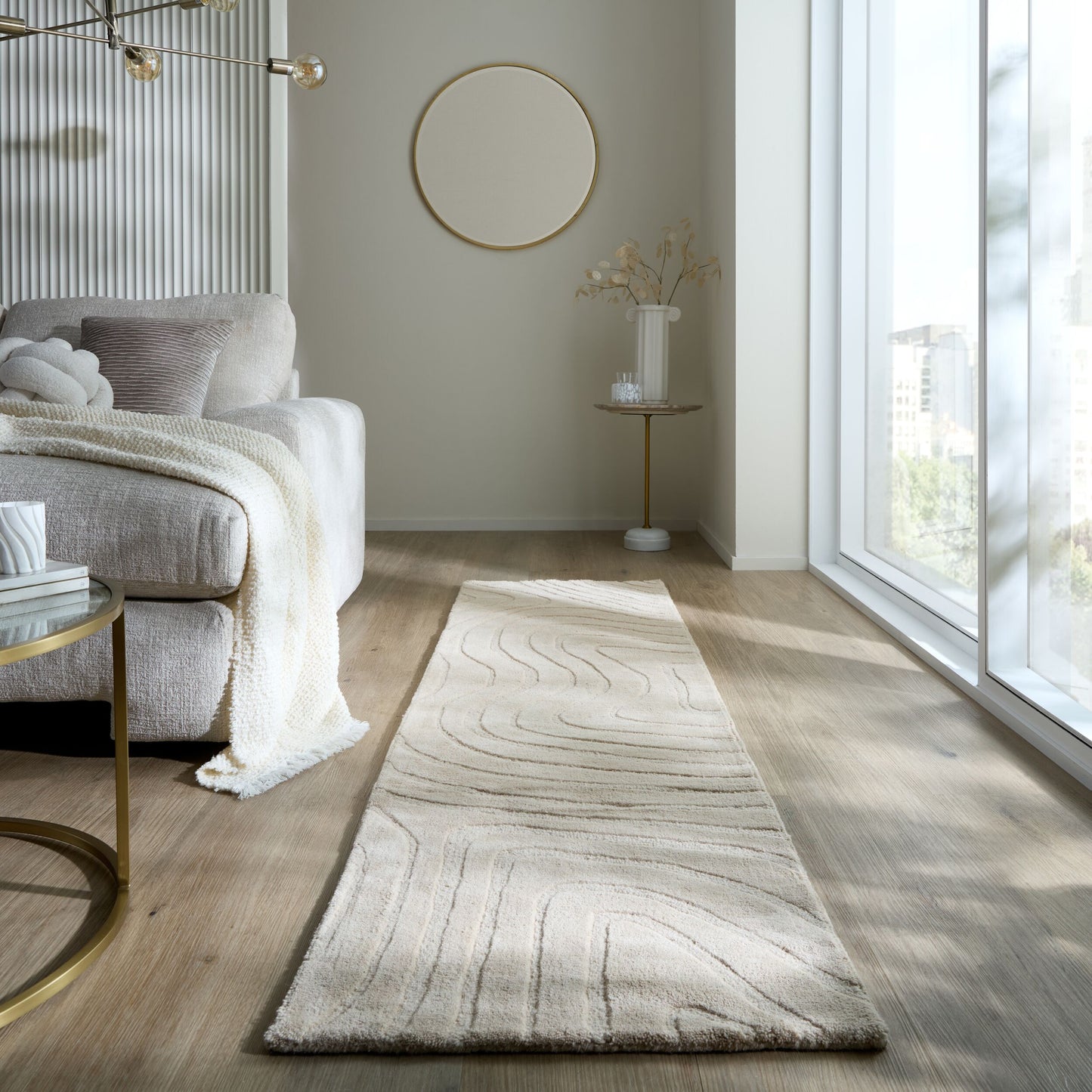 Tapis pure laine tufté main ALLAY