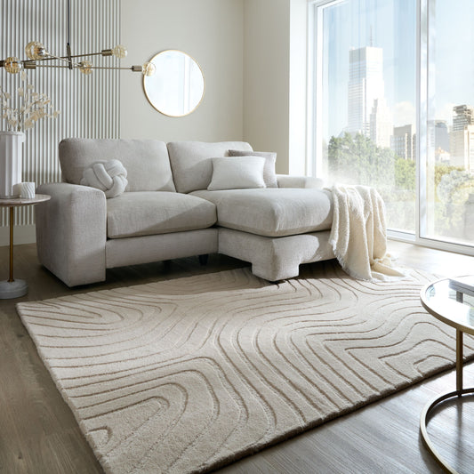 Tapis pure laine tufté main ALLAY