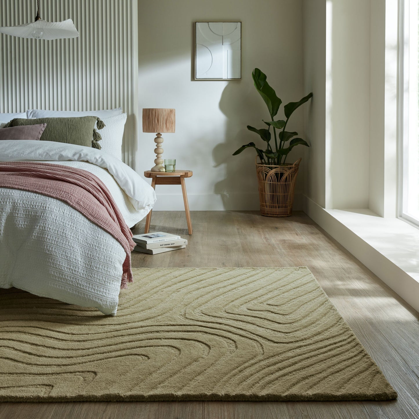 Tapis pure laine tufté main ALLAY