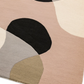 Tapis de salon moderne pure laine PINKY