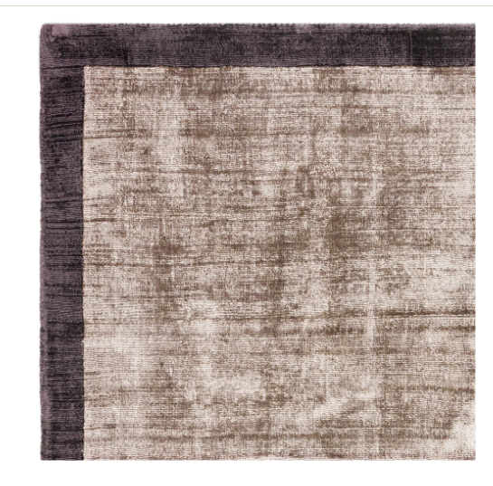 Tapis de salon tissé main en viscose LAME NEO
