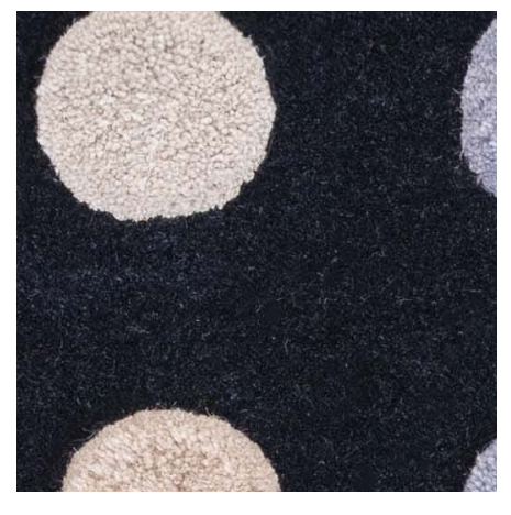 Alfombra moderna de pura lana NEKO para salón