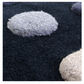 Tapis de salon moderne pure laine NEKO
