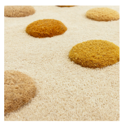 Tapis de salon moderne pure laine NEKO