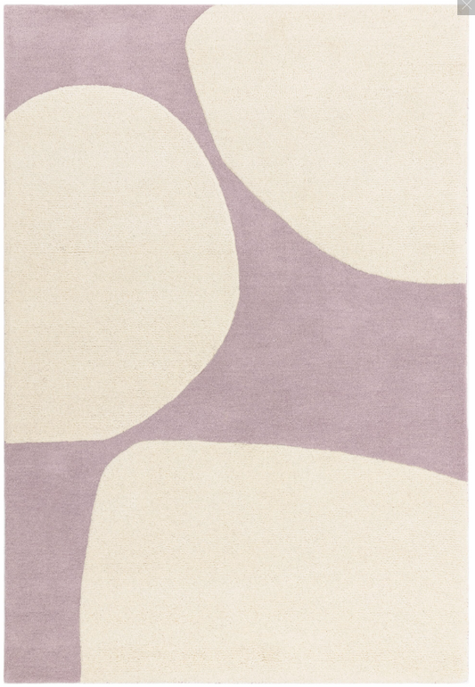 Tapis de salon moderne en laine COBBLE