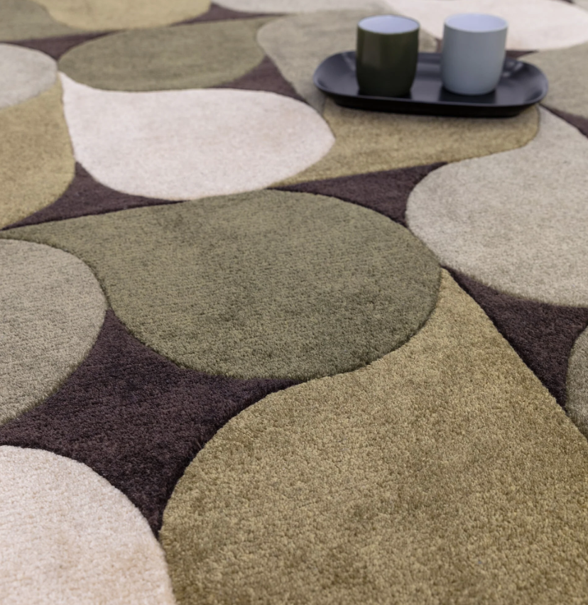 Alfombra de salón moderna y de diseño GLIB