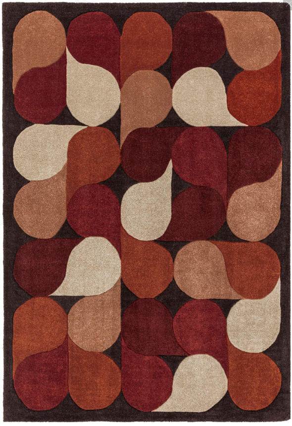 Alfombra de salón moderna y de diseño GLIB