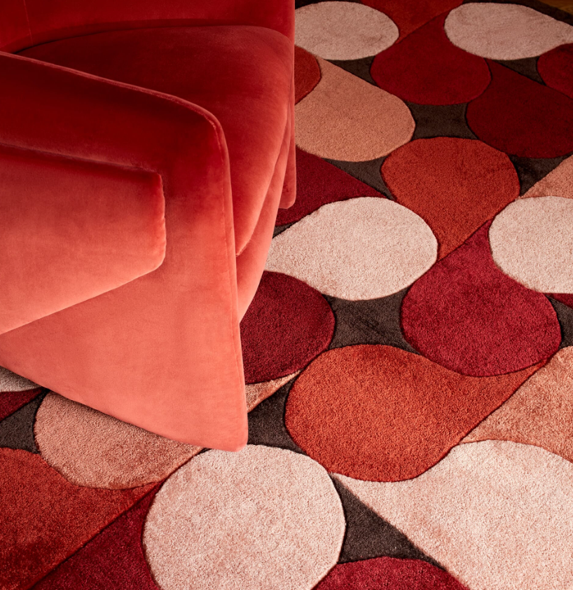 Alfombra de salón moderna y de diseño GLIB