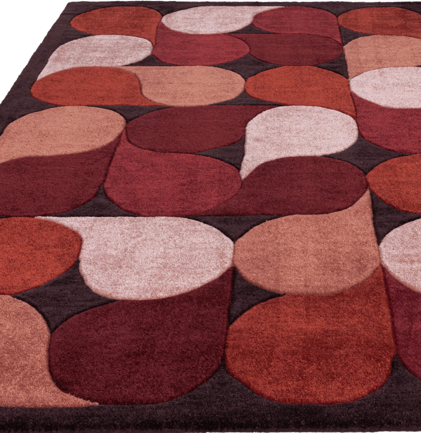 Alfombra de salón moderna y de diseño GLIB