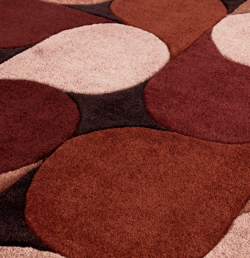 Alfombra de salón moderna y de diseño GLIB