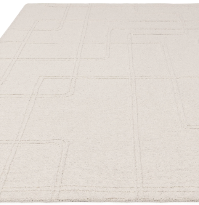 Alfombra de salón LINEA de pura lana