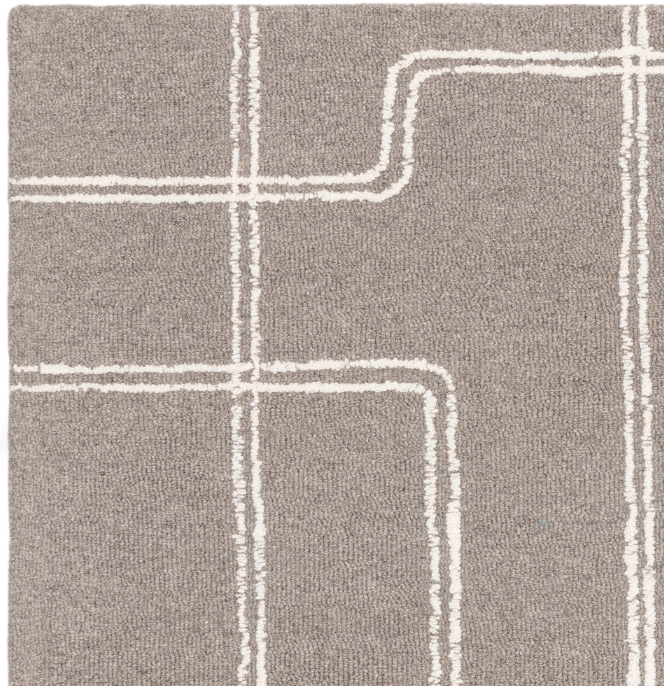 Alfombra de salón LINEA de pura lana
