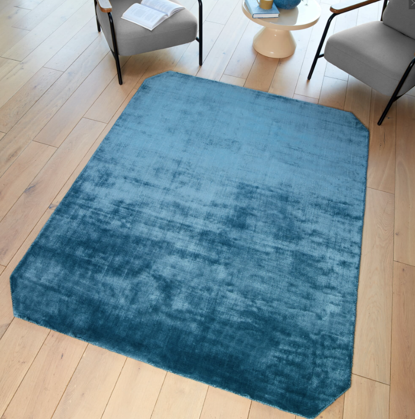 Alfombra moderna de viscosa para salón SHAFT