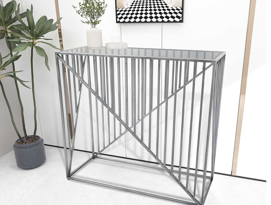 Console moderne en métal CARTY