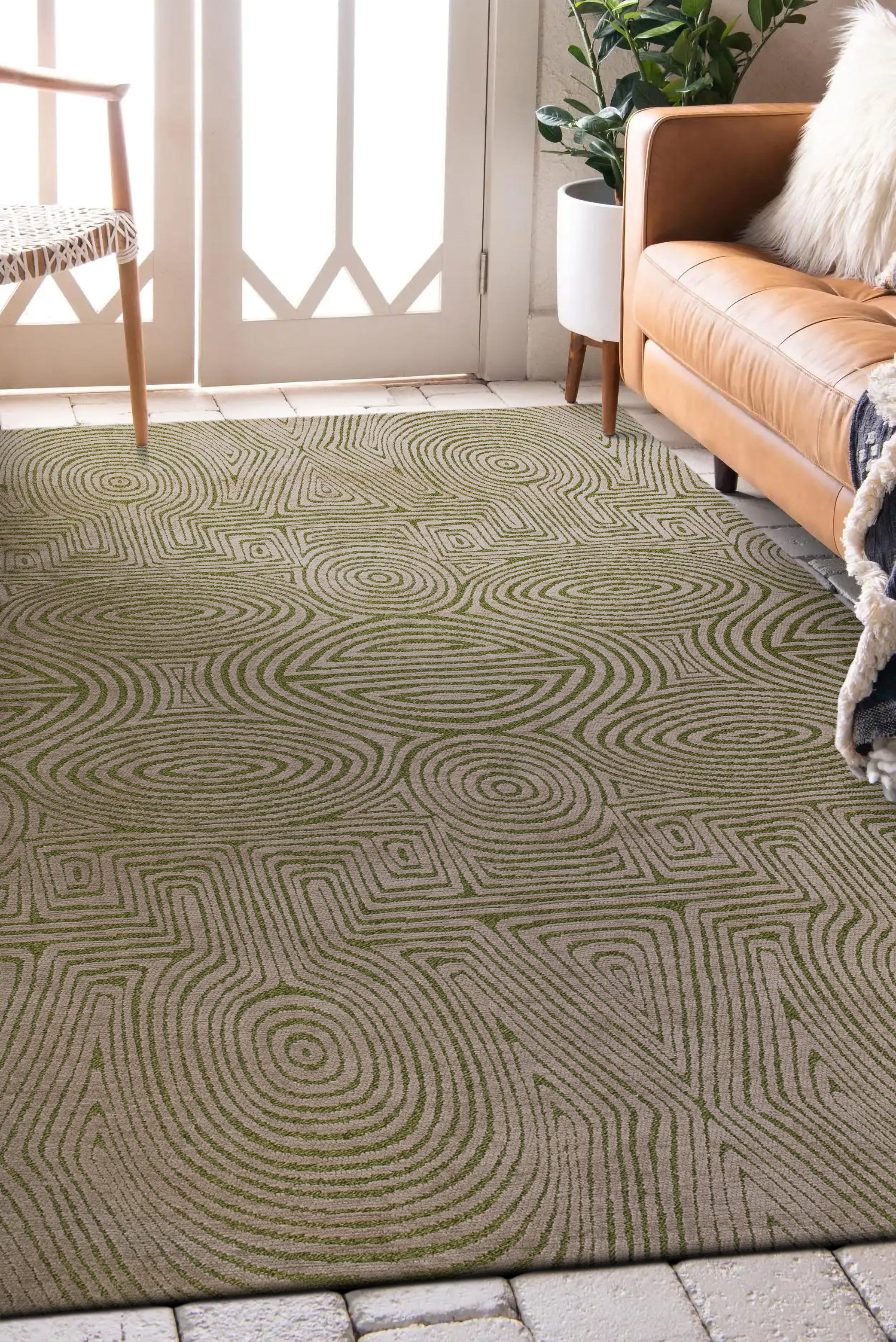 Alfombra moderna de tejido plano para sala de estar HABANERO