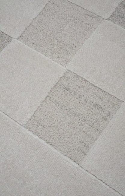 Tapis moderne tissé plat CHECKER