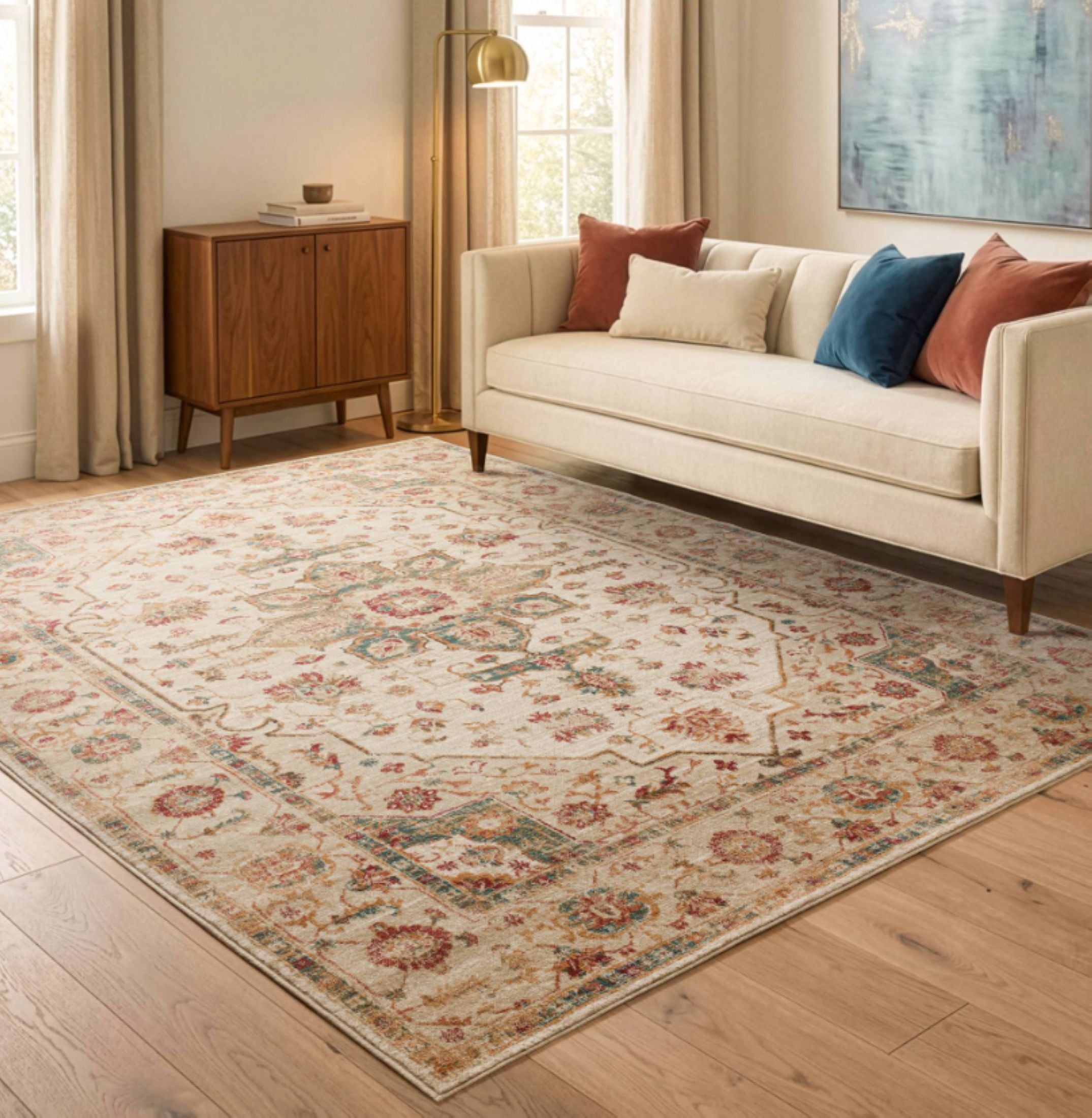 Tapis tissé plat style orient MARDIN