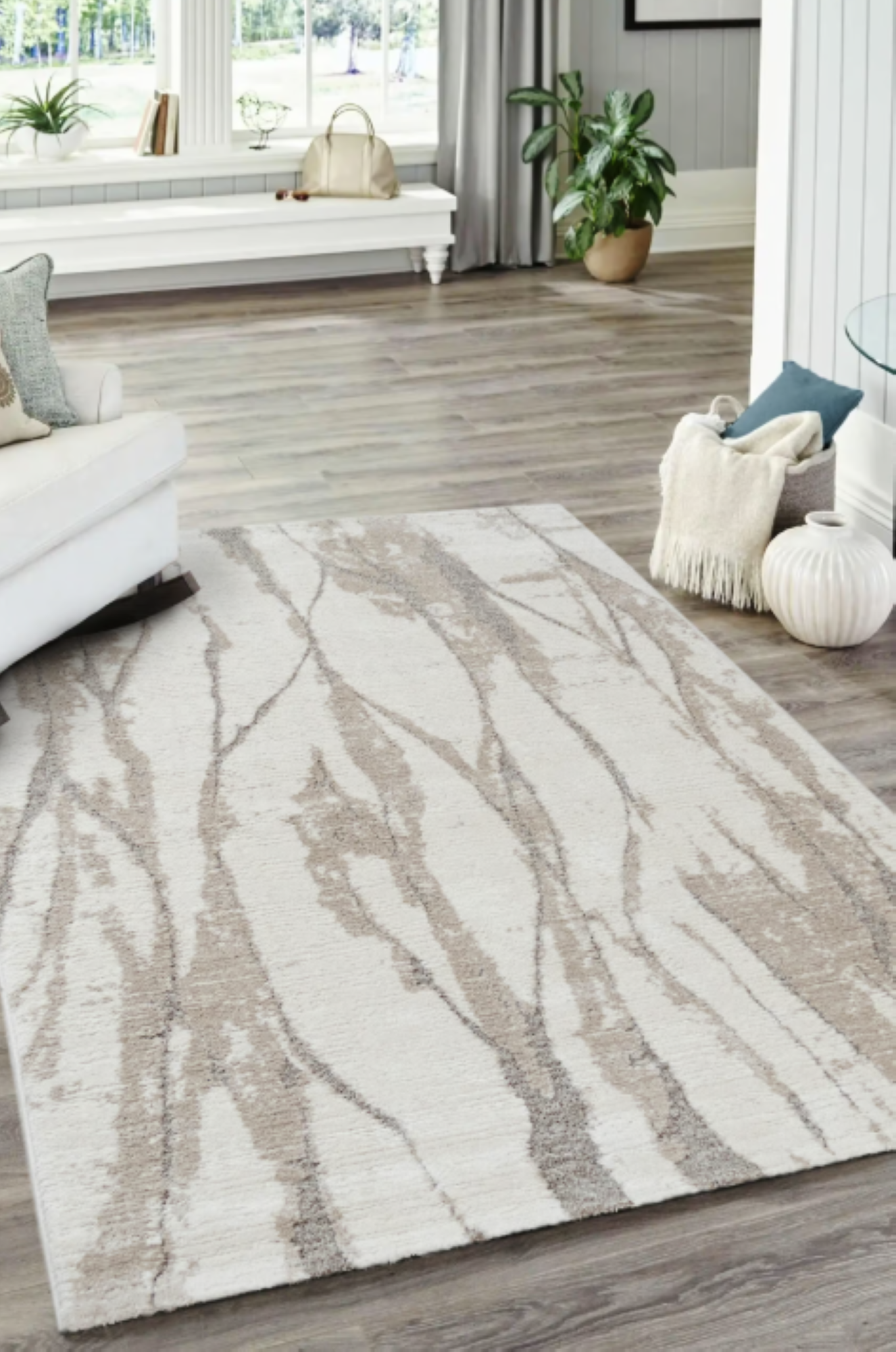 Tapis moderne tissé plat LODGE