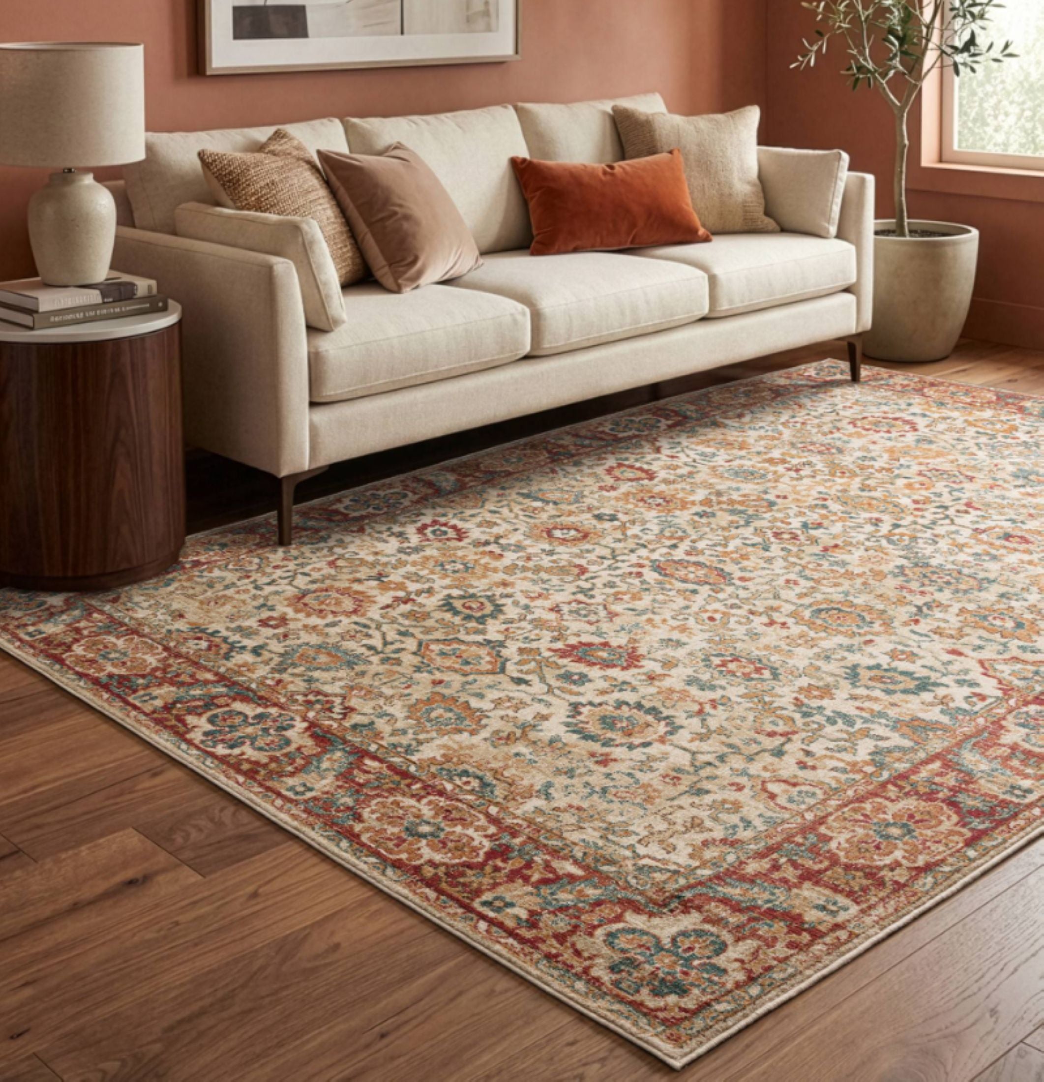 Tapis tissé plat style orient MUSCAT
