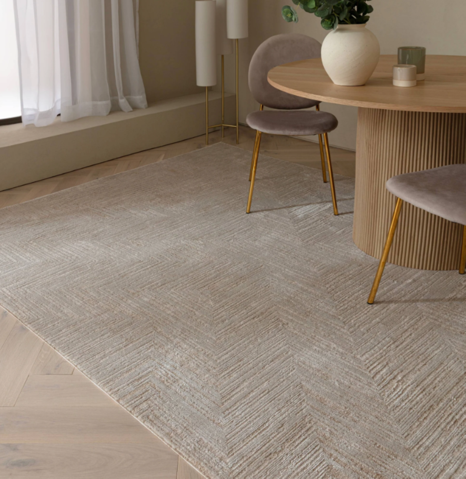 Tapis tissé plat moderne MANDO