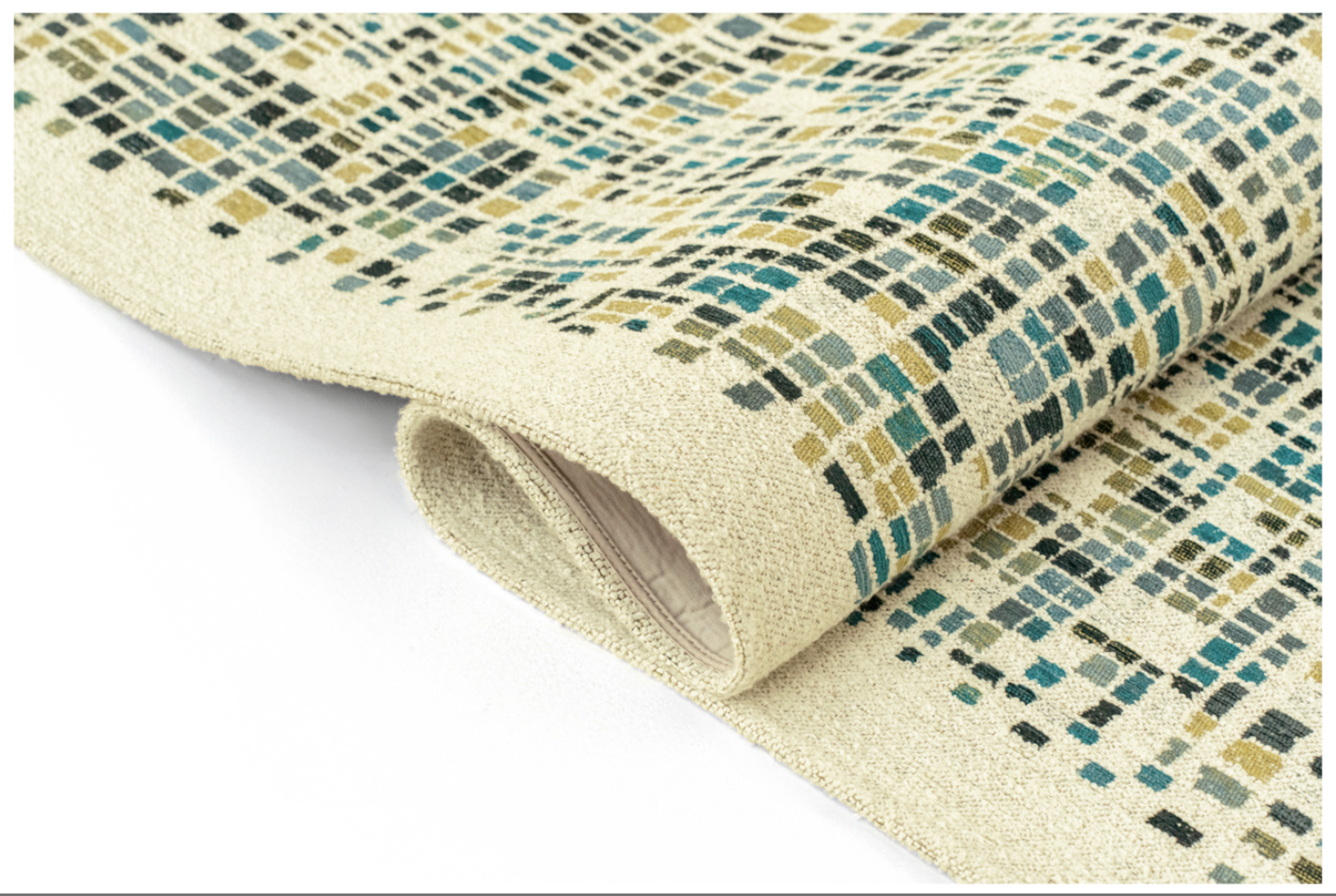 Tapis moderne tissé plat BOXY