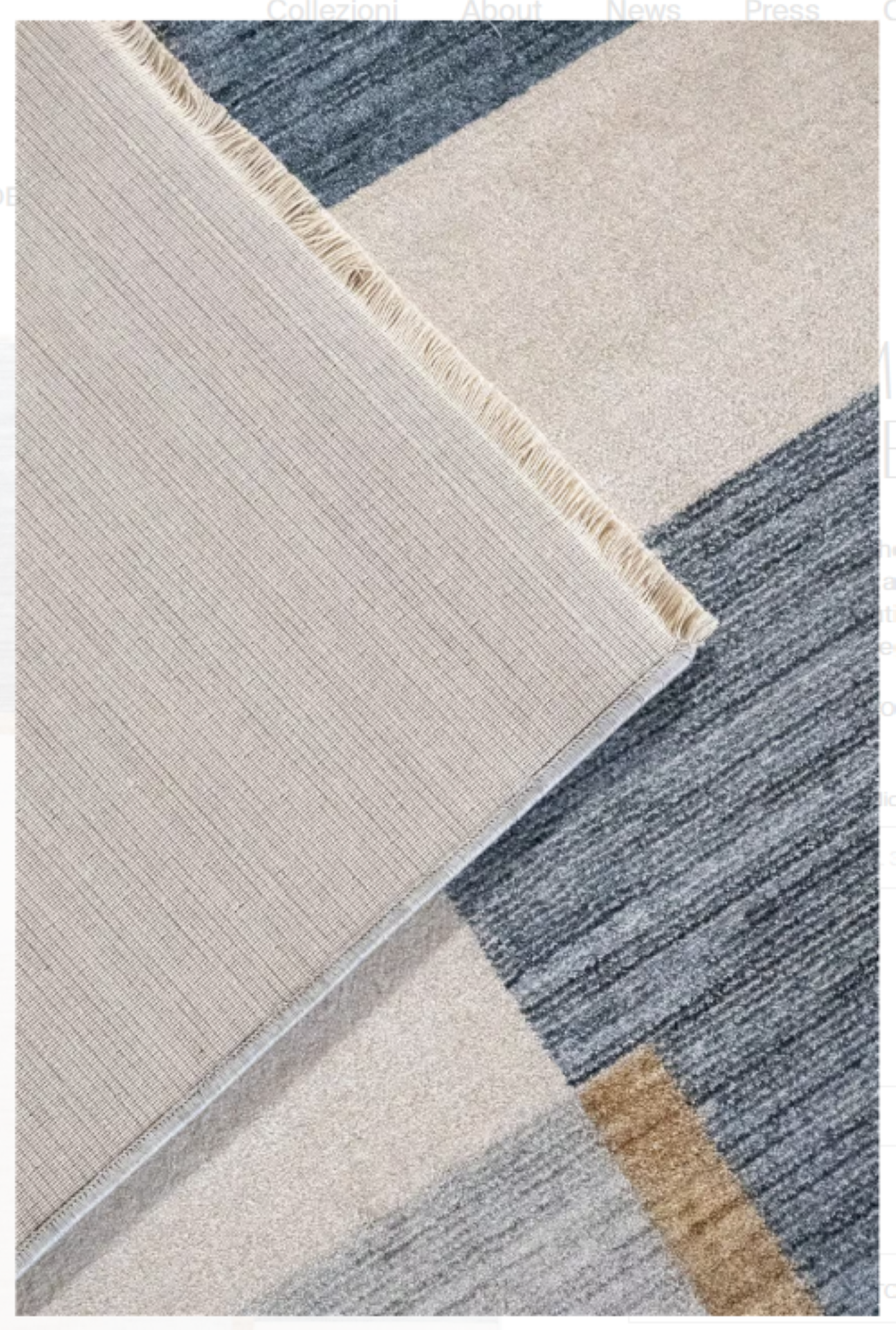 Tapis moderne tissé plat MORY