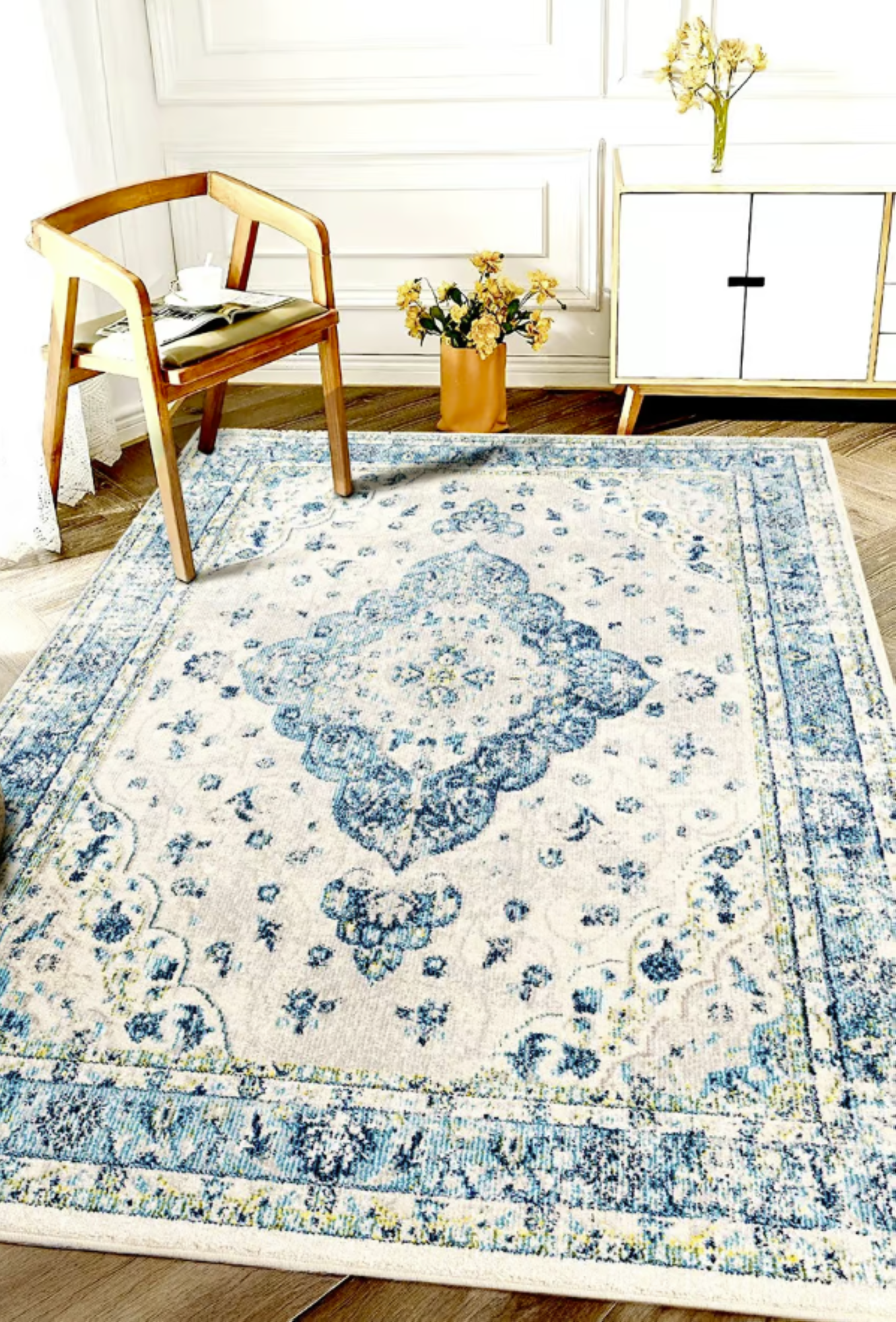 Tapis moderne tissé plat style orient MOMA