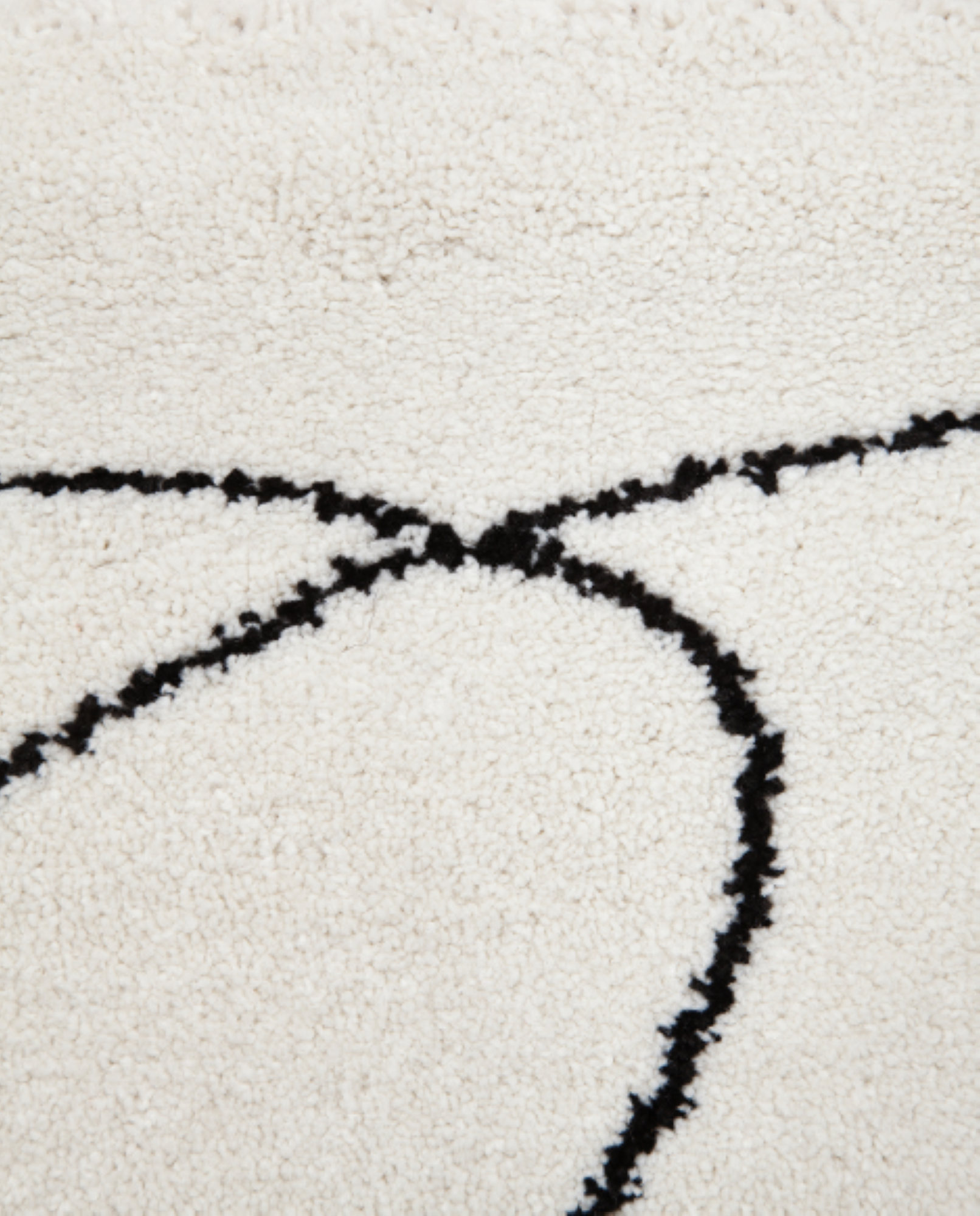 Tapis de salon moderne tissé plat PENNY