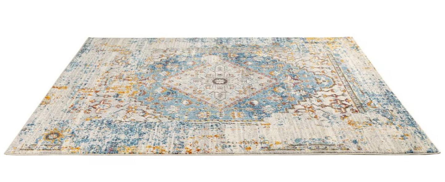 Alfombra moderna de tejido plano estilo oriental KASBA