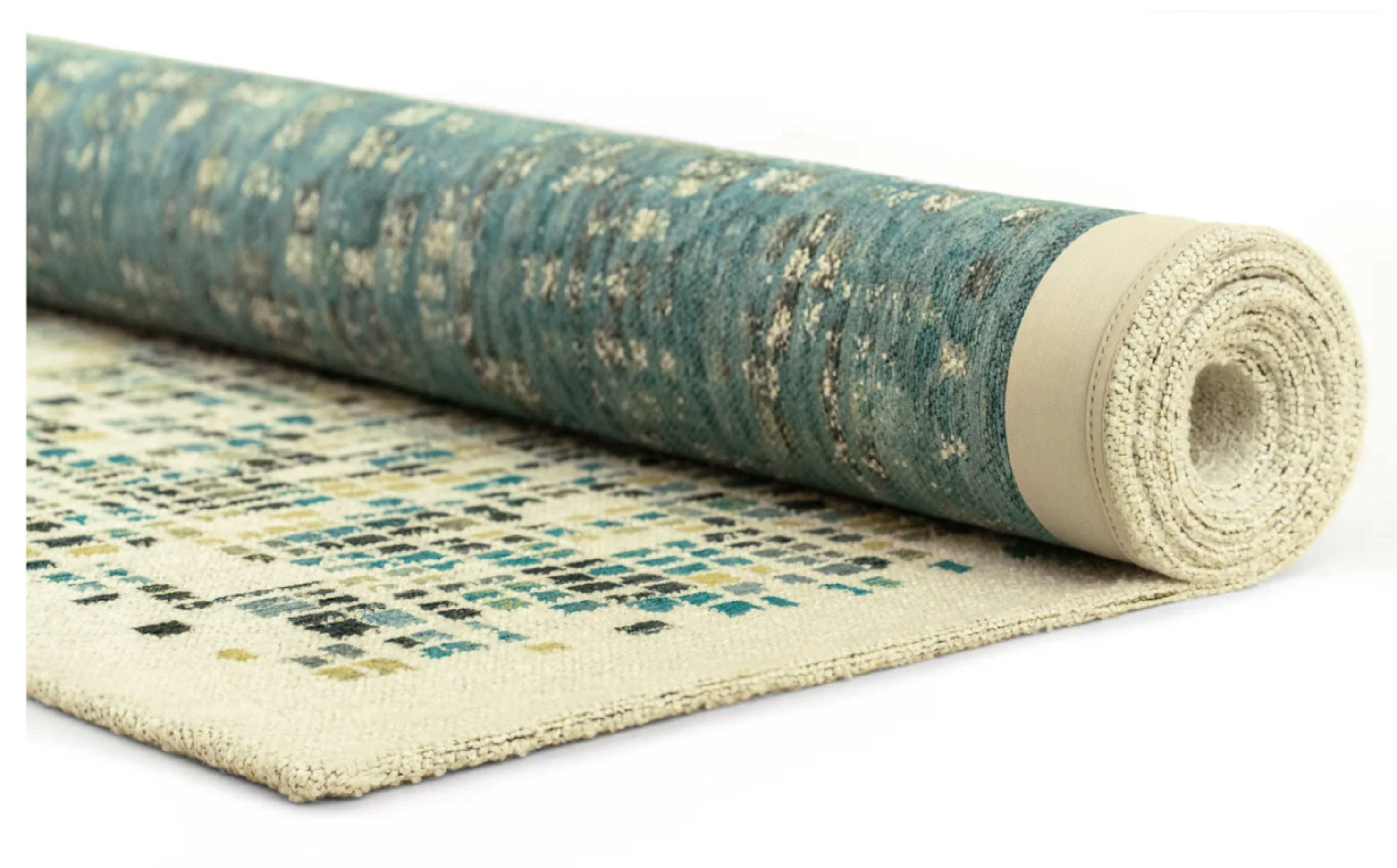 Tapis moderne tissé plat BOXY