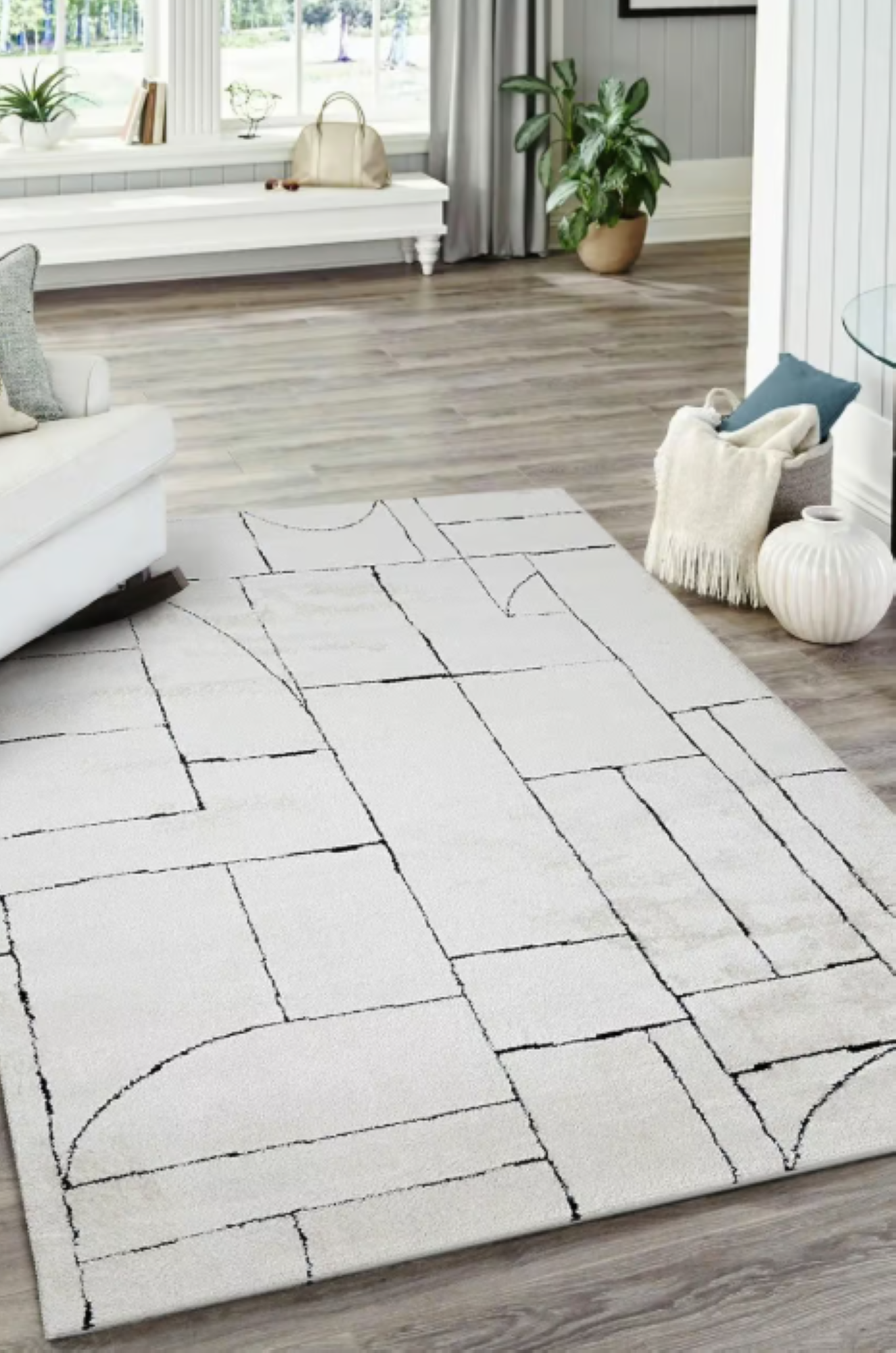 Tapis shaggy style berbère BRIGA