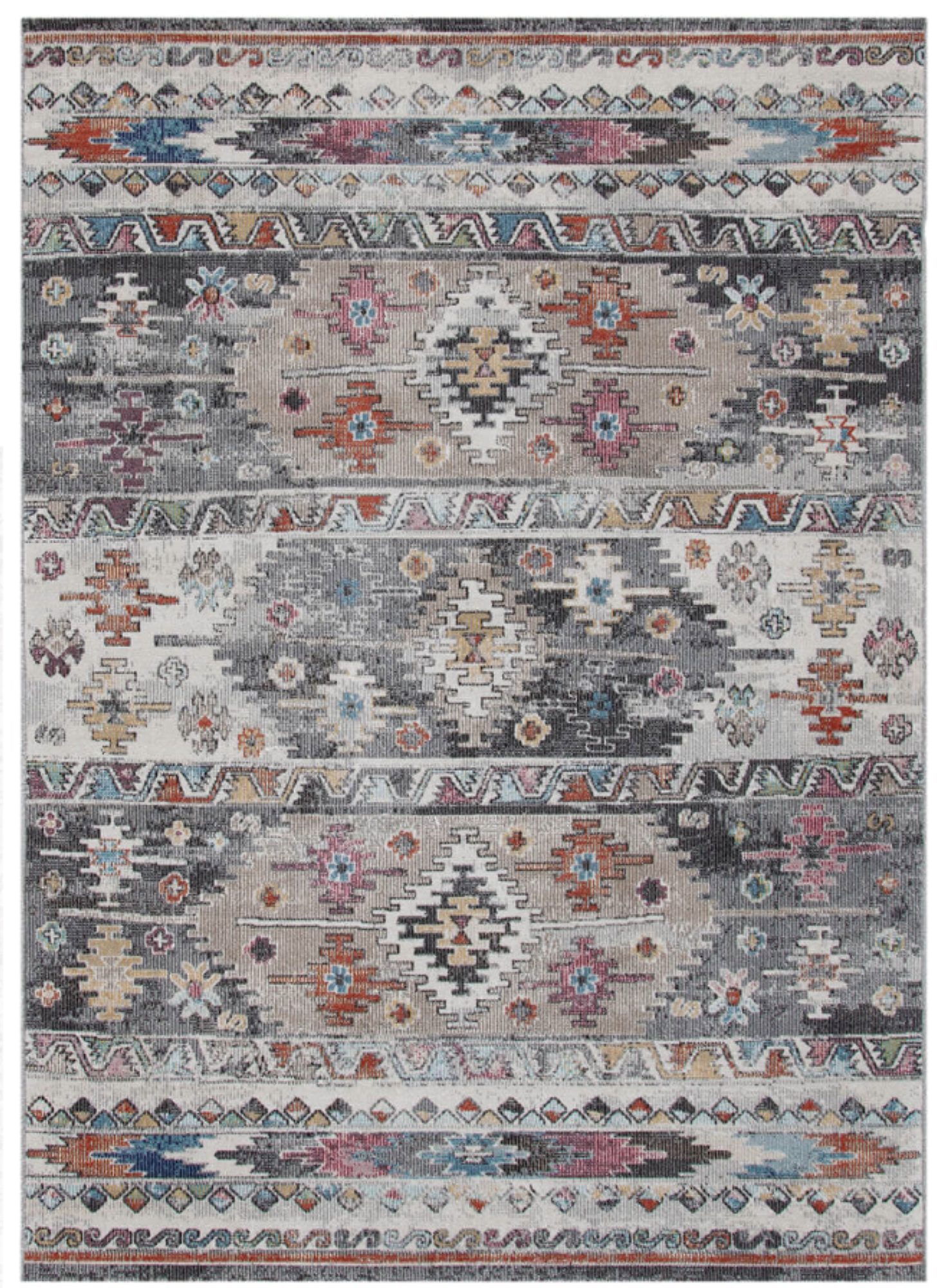 Tapis intérieur extérieur tissé plat MAGINO