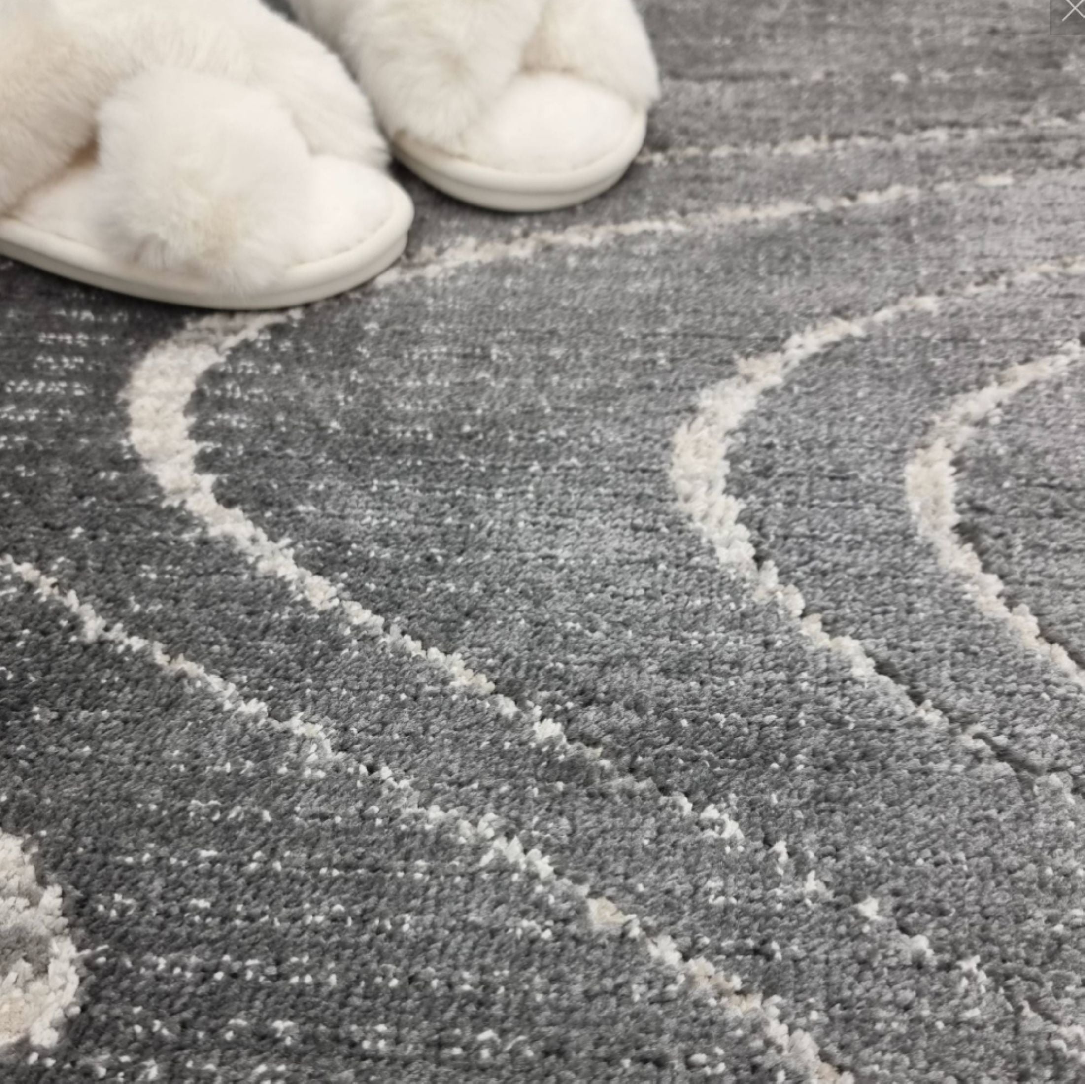 Alfombra plana tejida moderna WAVES
