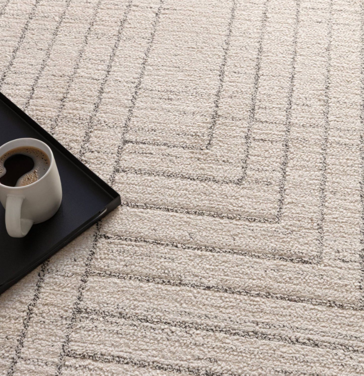 Tapis tissé plat moderne BERGEN