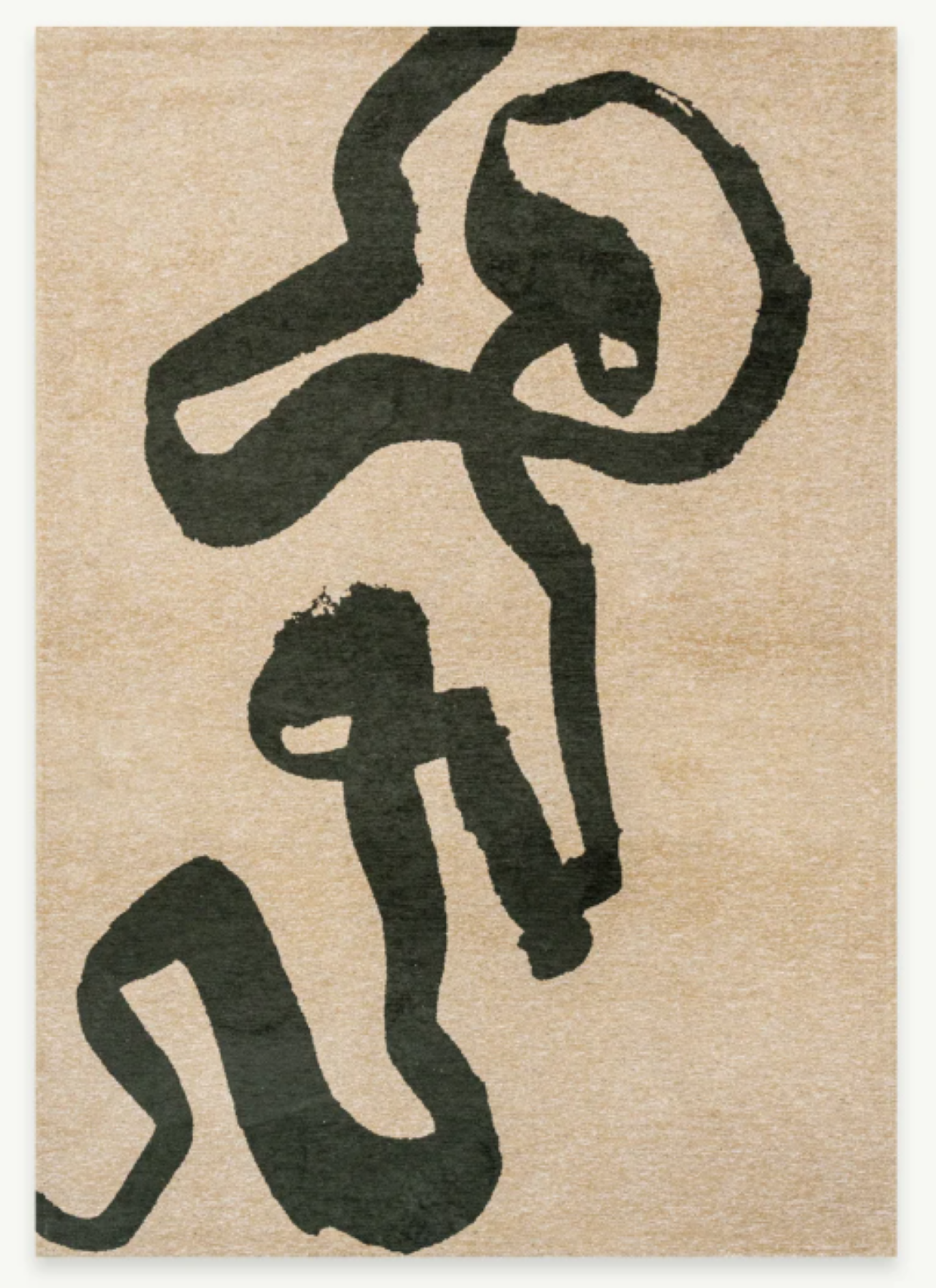 Tapis moderne tissé plat STRAP